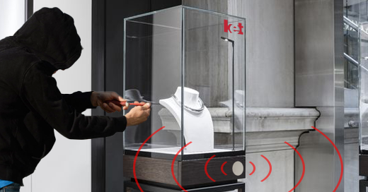 contrôle d'accès pour vitrine ou meuble